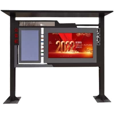 青海电子阅报栏 | 公园宣传栏 | 智慧社区广告宣传栏智能互动大屏